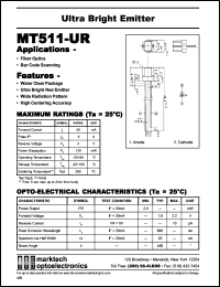 Click here to download MT511-UR Datasheet