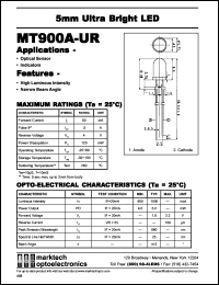 Click here to download MT900A-UR Datasheet
