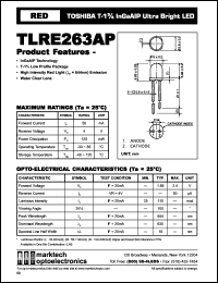 Click here to download TLRE263AP Datasheet