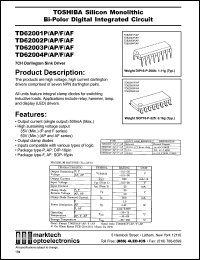 Click here to download TD62004AP Datasheet