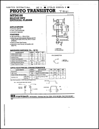 Click here to download MTD6100 Datasheet