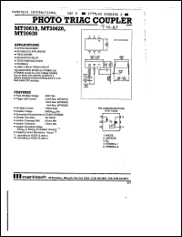 Click here to download MT30620 Datasheet