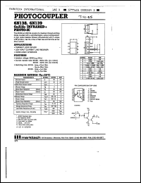 Click here to download 6N138 Datasheet