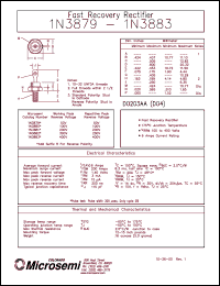 Click here to download 1N3880 Datasheet