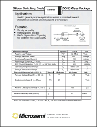 Click here to download 1N4608 Datasheet
