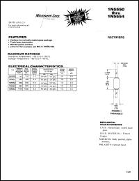 Click here to download 1N5554US Datasheet