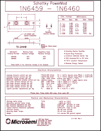 Click here to download 1N6460 Datasheet