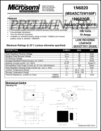 Click here to download 1N6820 Datasheet