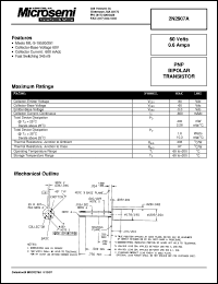 Click here to download 2N2907A Datasheet