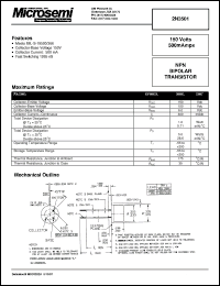 Click here to download 2N3501 Datasheet