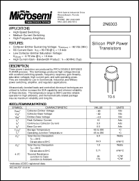 Click here to download 2N6303 Datasheet