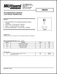 Click here to download 2N6304 Datasheet