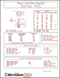 Click here to download 40C120 Datasheet