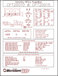 Click here to download CPT20010 Datasheet