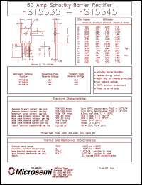 Click here to download FST5540 Datasheet