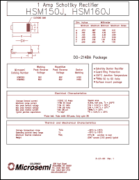Click here to download HSM160J Datasheet