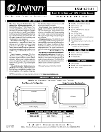 Click here to download LXM1620-01 Datasheet