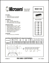 Click here to download MAD1108 Datasheet