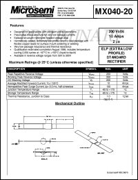 Click here to download MX040-20 Datasheet