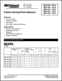 Click here to download MXP1001 Datasheet