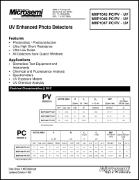 Click here to download MXP1045PC-UV Datasheet