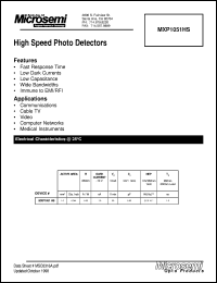 Click here to download MXP1051HS Datasheet
