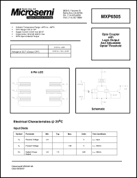 Click here to download MXP6505 Datasheet