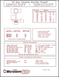 Click here to download SBR5050PF Datasheet