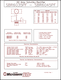 Click here to download SBR6040PF Datasheet
