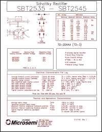 Click here to download SBT2545 Datasheet