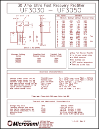 Click here to download UF305 Datasheet