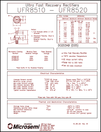 Click here to download UFR8515 Datasheet