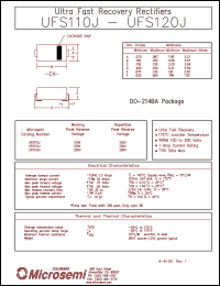 Click here to download UFS120J Datasheet