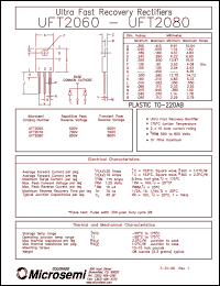 Click here to download UFT2060 Datasheet