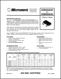 Click here to download USB50403C Datasheet