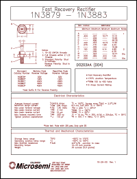 Click here to download 1N3879 Datasheet