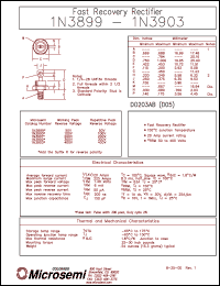 Click here to download 1N3899 Datasheet