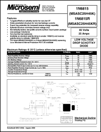 Click here to download 1N6815 Datasheet