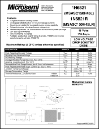 Click here to download 1N6821R Datasheet