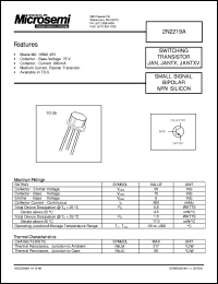 Click here to download 2N2219 Datasheet