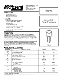 Click here to download 2N3719 Datasheet