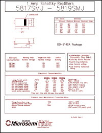 Click here to download 5817SMJ Datasheet