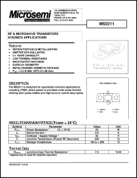 Click here to download MS2211 Datasheet