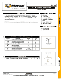 Click here to download SD1144 Datasheet