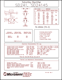 Click here to download SD241 Datasheet