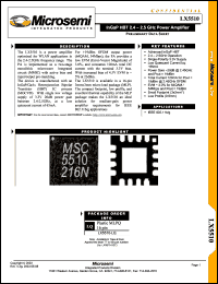 Click here to download LX5510-LQ Datasheet