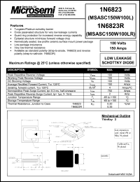 Click here to download MSASC150W100LR Datasheet
