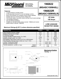 Click here to download MSASC150W45LR Datasheet