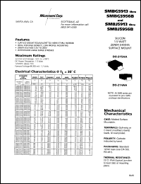 Click here to download SMBG5926 Datasheet