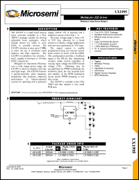 Click here to download LX1995-1-CSG Datasheet
